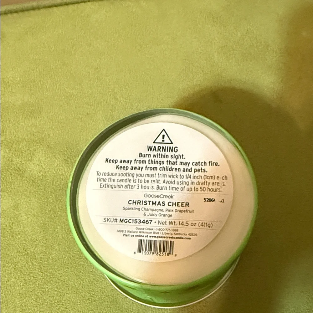 GooseCreek Elf Christmas Cheer Candle